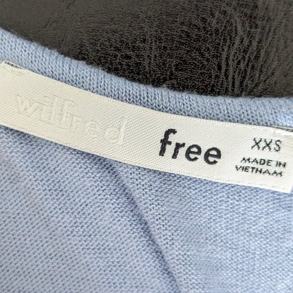 Wilfred Free - "Betsy" Baby Blue Tank Top with Front Tie - Size XXS - Picture 6 of 6